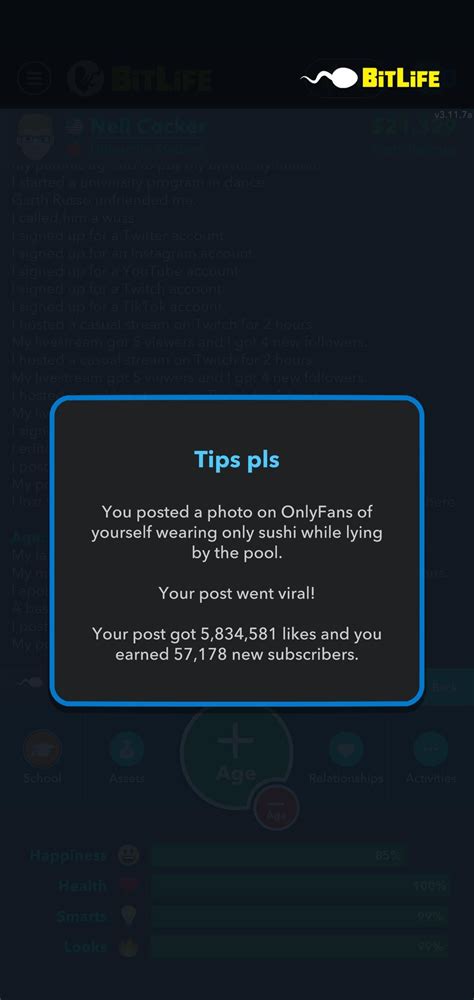 onlyfans bitlife|OnlyFans Update : r/BitLifeApp .